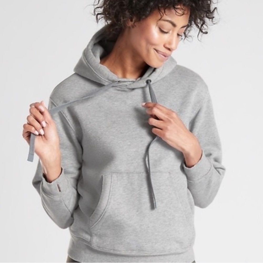 Athleta 24/7 Grey Hoodie Size Small